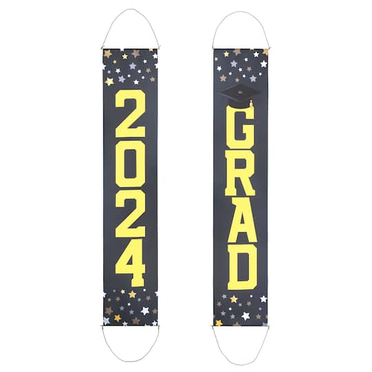 6ft. 2024 Grad Banner Set by Celebrate It&#x2122;